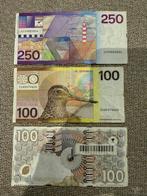 Pays-Bas. - 2 x 100 and 1 x 250 Gulden - various dates (Sans