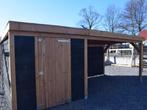 Veiling - Berging met overkapping 650x400x245cm, Tuin en Terras, Nieuw