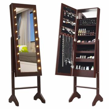 2eChoix | Coast Armoire à bijoux en miroir - 18 lampes LED - beschikbaar voor biedingen