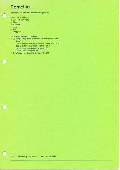 Remelka A9 en A10 in Guldens (zie omschrijving door dit prod, Boeken, Schoolboeken, Verzenden