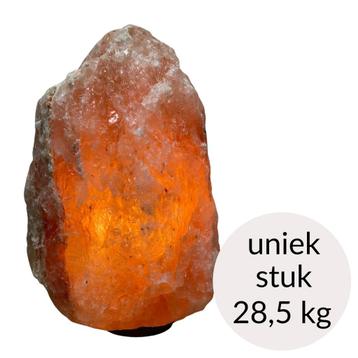 Himalaya Zoutlamp roze kleur, 28,5 kg – uniek stuk (incl. beschikbaar voor biedingen