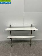 RVS Wandschap schap 2 schappen 100 x 30 cm Horeca, Ophalen of Verzenden, Nieuw in verpakking
