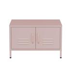 Lendo Online Table basse 68x50x44 cm Métal Rose