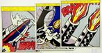 Roy Lichtenstein (after) - As I Opened fire. Triptych
