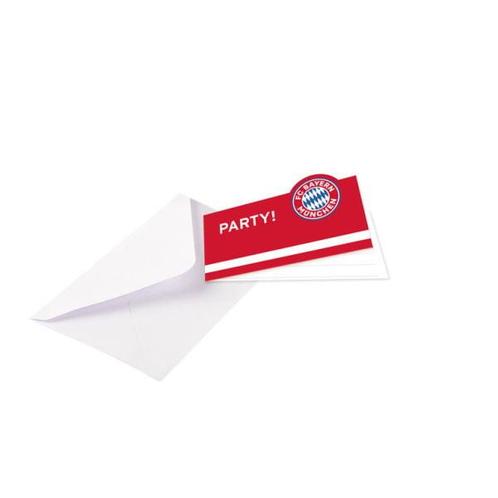 Fc Bayern MŸnchen Uitnodigingen Party!, Hobby en Vrije tijd, Feestartikelen, Nieuw, Verzenden