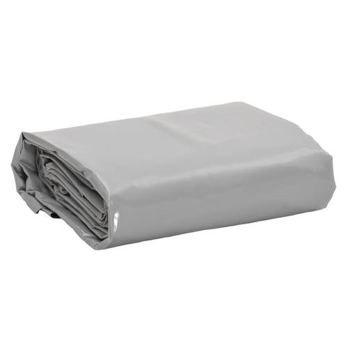 vidaXL Dekzeil 650 g/m² 4x4 m grijs, Doe-het-zelf en Bouw, Overige Doe-Het-Zelf en Bouw, Nieuw, Verzenden