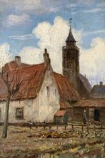 Ludolph Berkemeier (1864-1931) - Tower of Rijnsburg with a