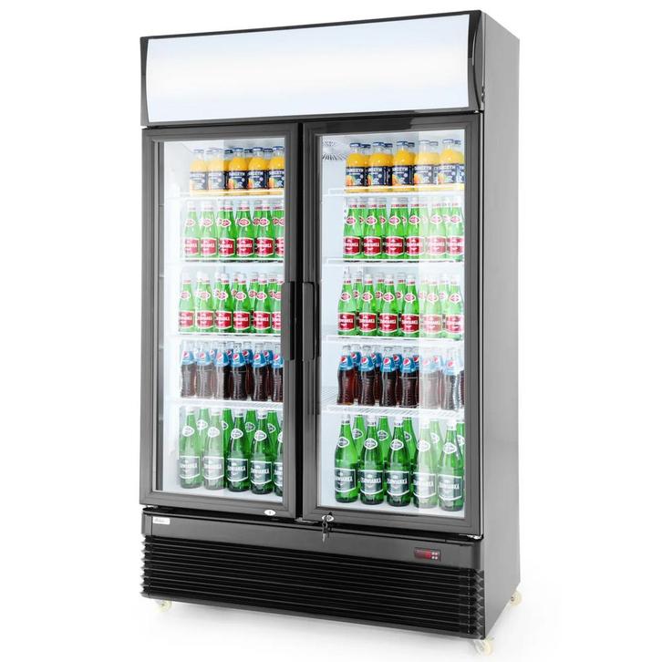 Koelkast | 618L | Zwart | +2°C/+10°C | Geforceerd | 0.4kW |, Zakelijke goederen, Horeca | Keukenapparatuur, Nieuw in verpakking