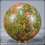 Très rare boule en unakite dInde de la plus haute qualité-