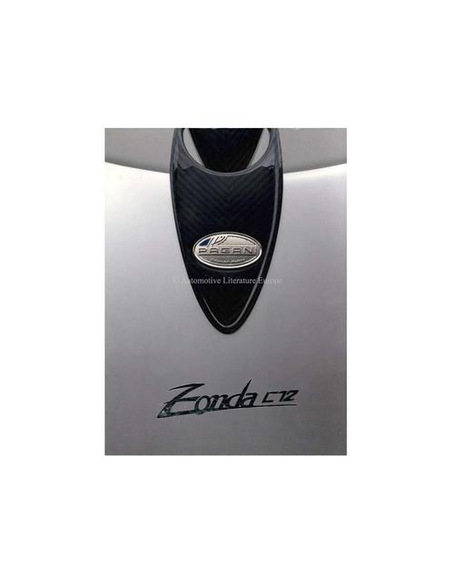 1999 PAGANI ZONDA C12 / C12 S BROCHURE ENGELS, Boeken, Auto's | Folders en Tijdschriften