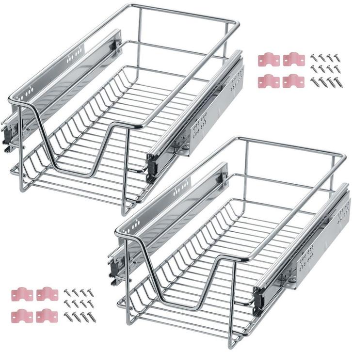tectake Telescopische lade voor keuken en slaapkamer kasten, Huis en Inrichting, Overige Huis en Inrichting, Verzenden