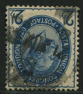 Groot-Brittannië 1929 - 2,5 pence blue PUC WATERMARK, Postzegels en Munten, Postzegels | Europa | UK