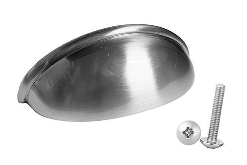 Set van 10 handgrepen schelp, voor meubels: zilver, Doe-het-zelf en Bouw, Gereedschap | Overige machines, Nieuw, Verzenden