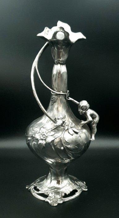 Vaas  - Verzilverd - Franse art nouveau, Antiek en Kunst, Kunst | Designobjecten