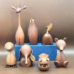 Senshukai  - Speelgoed meubels Vintage wooden animals, Antiek en Kunst