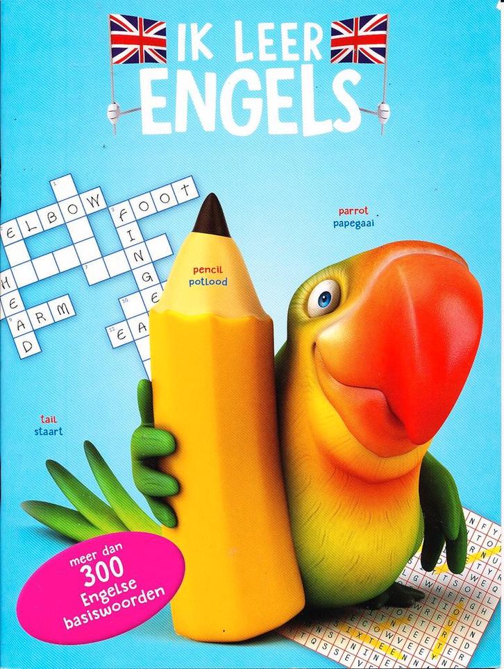 Ik leer Engels, blauw met papegaai (per stuk), Boeken, Schoolboeken, Verzenden