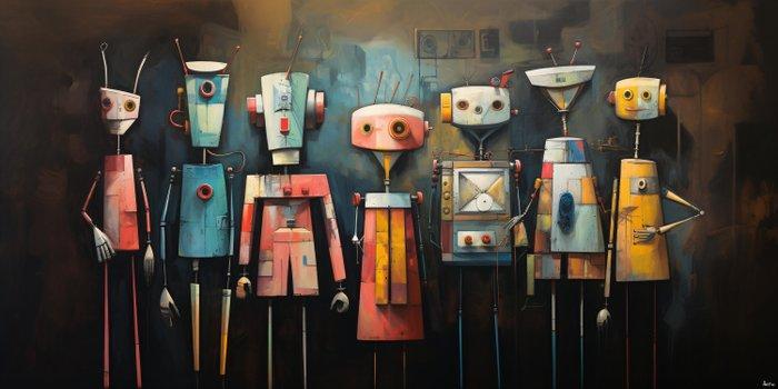 Felix van Horst - Mechanical Mingle (XXL), Antiek en Kunst, Kunst | Designobjecten