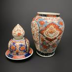 Vase avec couvercle - Porcelaine - Imari, Antiquités & Art