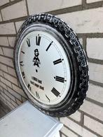 Emaille bord/klok - RUMA Banden – reclame klokplaat /