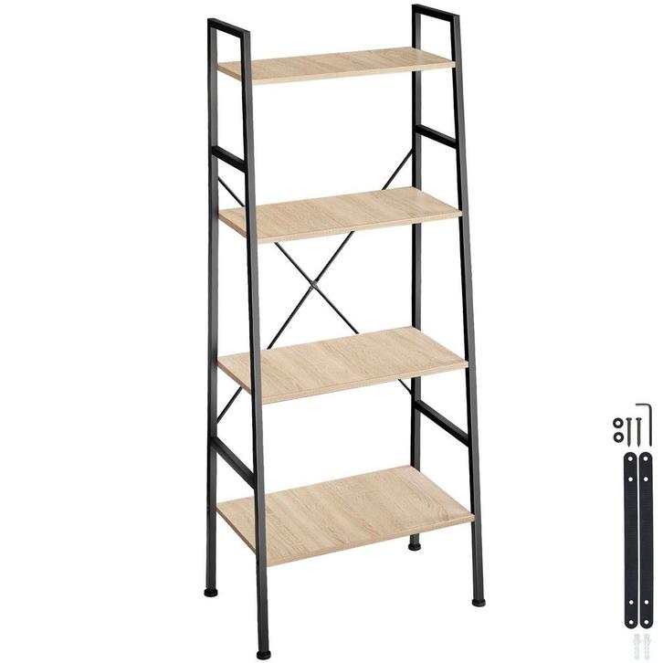 tectake Wandkast Liverpool 61,5 x 36,5 x 150cm - Industrieel, Huis en Inrichting, Overige Huis en Inrichting, Verzenden