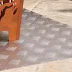 vidaXL Trap Tread Rechthoekig 2 pcs Zilver 100 x 50 cm, Verzenden, Nieuw