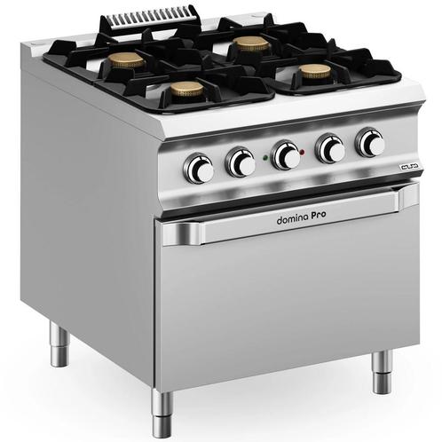 Fornuis + Oven | DOMINA PRO 900 | Gas/Elektrisch | 4MBM, Articles professionnels, Horeca | Équipement de cuisine, Envoi