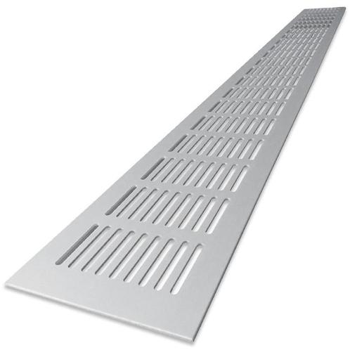 Ventilatiestrip aluminium LxH 800 x 80mm (G61-8008AA), Doe-het-zelf en Bouw, Ventilatie en Afzuiging, Nieuw, Verzenden