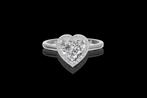 Ring - 14 karaat Witgoud - 2.54ct. tw. Diamant (Lab-grown) -, Handtassen en Accessoires, Ringen, Nieuw