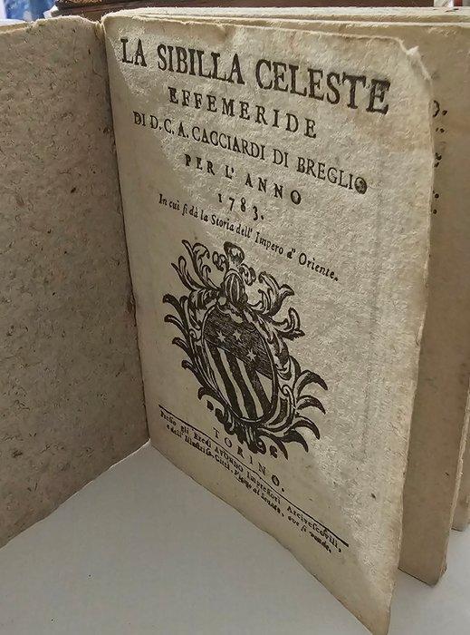 D.C.A. Cacciardi di Breglio - La Sibilla Celeste - 1783-1783, Antiquités & Art, Antiquités | Livres & Manuscrits