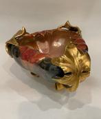 Vase - lustre métallique et dorure - Coupe Art Nouveau