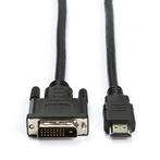 HDMI naar DVI kabel | Nedis | 2 meter, Audio, Tv en Foto, Nieuw, Verzenden
