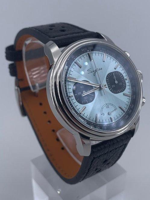 Sugess - Pilot Watch ST1906 Movement Handwind Chronograph, Handtassen en Accessoires, Horloges | Heren