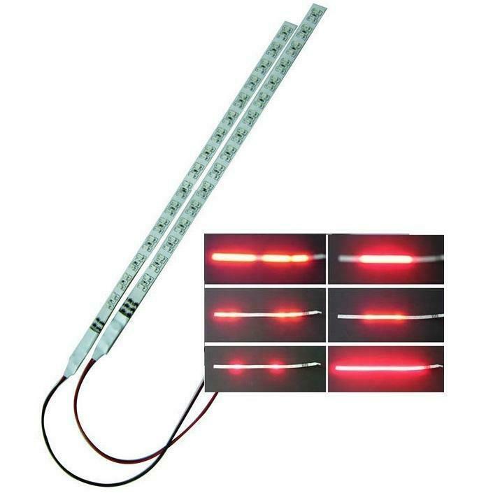 LED Knight Rider strip - ROOD - 30 cm - 12 volt, Auto-onderdelen, Verlichting, Verzenden