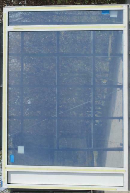 aluminium raam , chassis 171 x 248 wit / geanodiseerde alu, Doe-het-zelf en Bouw, Raamkozijnen en Schuifdeuren, Inclusief glas