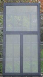 padoek houten raam , chassis 136 x 270  zwart grijs, Doe-het-zelf en Bouw, 75 tot 150 cm, Raamkozijn, Nieuw, Ophalen of Verzenden