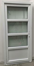 PVC/kunststof deur Perfect voor tuinhuizen, chalets, schuur., Doe-het-zelf en Bouw, Deuren en Vliegenramen, 100 tot 120 cm, Kunststof