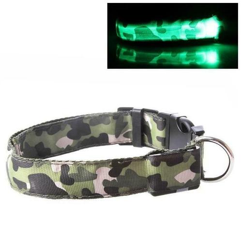 LED Halsband Camo GROEN, Dieren en Toebehoren, Honden-accessoires, Verzenden