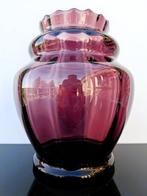 Verreries Doyen - Grote Art Deco vaas amethyst - Vase -, Antiek en Kunst