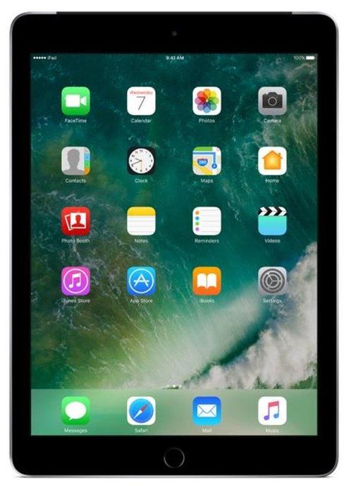 nieuwstaat Apple iPad 6 128GB (model 2018) zwart 9.7 WiFi, Computers en Software, Apple iPads, Zo goed als nieuw, Ophalen of Verzenden