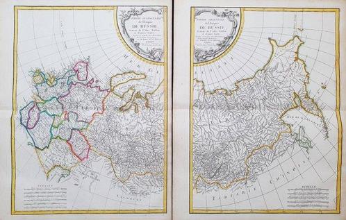 Asie, Carte - Russie / Moscou / Sibérie / Saint-Pétersbourg;, Boeken, Atlassen en Landkaarten