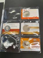 Nederland. Collectie 26 coincards 2007-2018 (Zonder, Postzegels en Munten