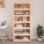 vidaXL Boekenkast 80x35x183 cm massief grenenhout, Verzenden, Nieuw