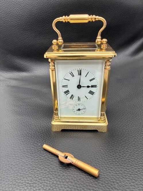 Pendulette de voyage, Réveil - - Laiton moulé - 1900-1910, Antiek en Kunst, Antiek | Klokken