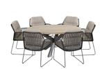 Taste by 4 Seasons Rhodos tuinset met Louvre tafel teak blad, Nieuw