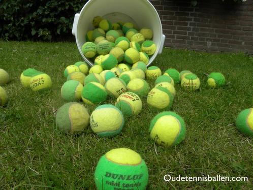 Gebruikte Stage 1, Stage 2, Stage 3 tennisballen, 24 cent!, Sport en Fitness, Tennis, Ballen, Zo goed als nieuw, Dunlop, Verzenden