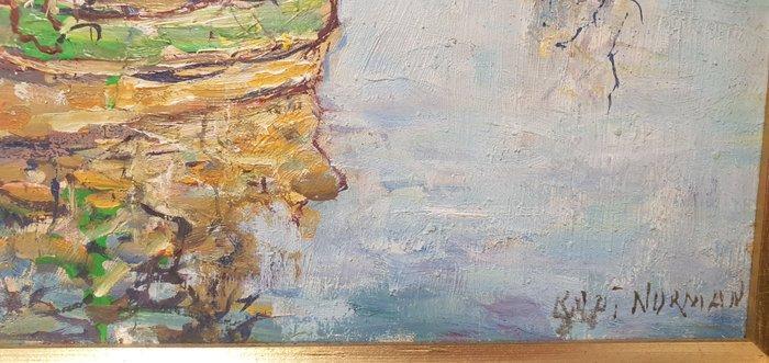 Knut Norman (1896-1977) - Bohuslän fields, Antiek en Kunst, Kunst | Schilderijen | Klassiek