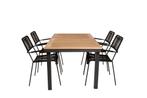 Panama tuinmeubelset tafel 90x160/240cm en 4 stoel