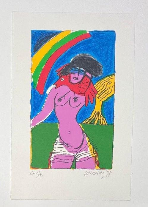 Corneille (1922-2010) - Larc en ciel - Lamour au jour le, Antiek en Kunst, Antiek | Overige Antiek