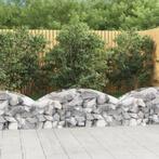 vidaXL Schanskorf gewelfd 150x50x40/60 cm gegalvaniseerd, Tuin en Terras, Verzenden, Nieuw