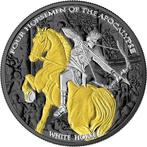 Polen. 5 Thalers 2023 White Horse   .999 Proof Gold plated
